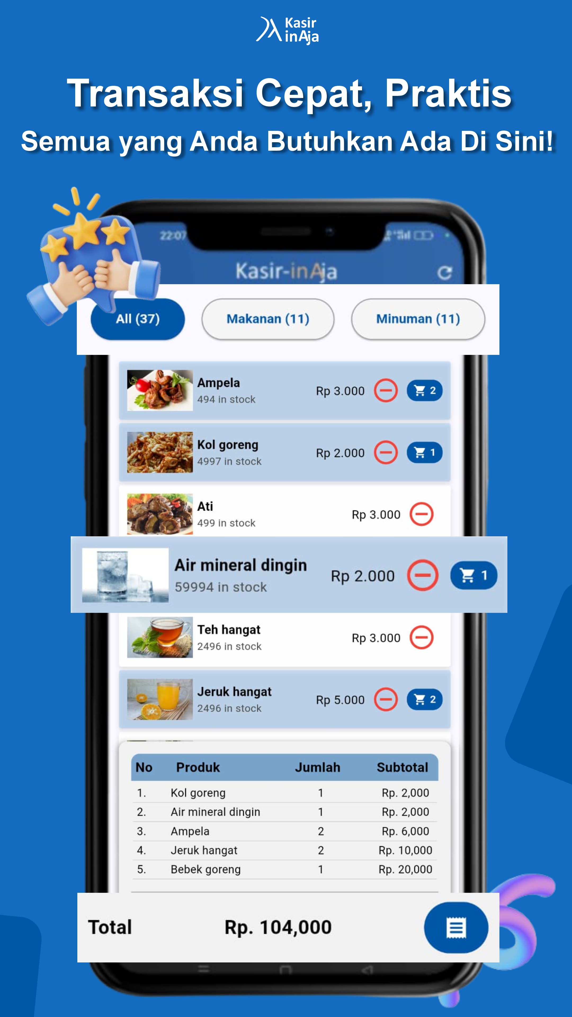 Notifikasi Transaksi Realtime