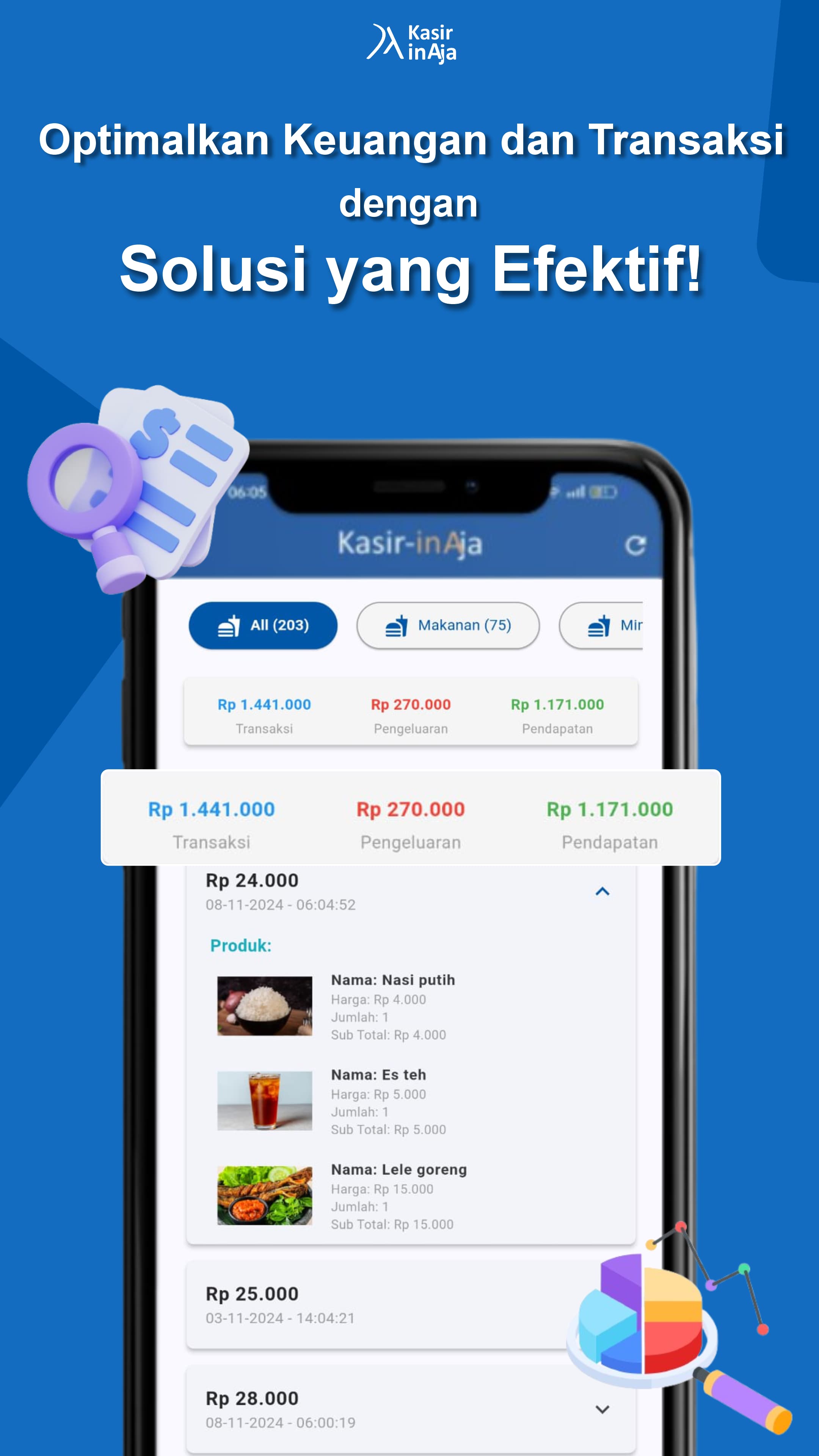 Pantau Pendapatan Realtime